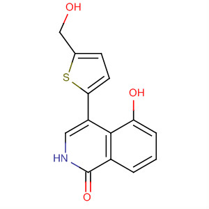 1(2H)-Isoquinolinone, 5-hydroxy-4-[5-(hydroxymethyl)-2-thienyl]-