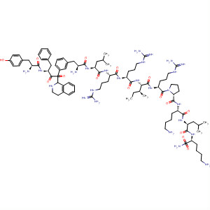 L-Lysinamide,L-tyrosyl-L-phenylalanyl-(3S)-1,2,3,4-tetrahydro-3-isoquinolinecarbonyl-L-phenylalanyl-L-leucyl-L-arginyl-L-arginyl-L-isoleucyl-L-arginyl-L-prolyl-L-lysyl-L-leucyl-
