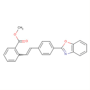 Benzoic acid, [2-[4-(2-benzoxazolyl)phenyl]ethenyl]-, methyl ester
