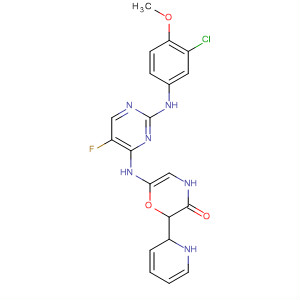 2H-Pyrido[3,2-b]-1,4-oxazin-3(4H)-one,6-[[2-[(3-chloro-4-methoxyphenyl)amino]-5-fluoro-4-pyrimidinyl]amino]-