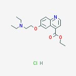 Ethyl 6-[2-(diethylamino)ethoxy]quinoline-4-carboxylate;hydrochloride