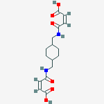 (2Z,2'Z)-4,4'-[cyclohexane-1,4-diylbis(methanediylimino)]bis(4-oxobut-2-enoic acid)