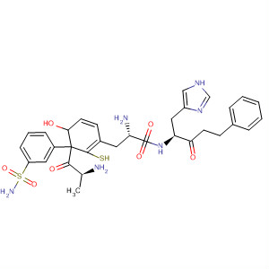 L-Tyrosinamide,(2R,3R)-3-[3-(aminosulfonyl)phenyl]-2-mercapto-b-alanyl-N-[(1S)-1-(1H-imidazol-4-ylmethyl)-2-oxo-4-phenylbutyl]-
