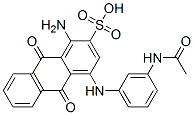 4-[[3-(acetylamino)phenyl]amino]-1-amino-9,10-dihydro-9,10-dioxoanthracene-2-sulphonic acid