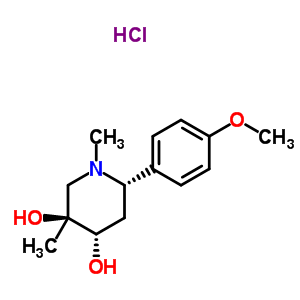 (3S,4S,6S)-6-(4-methoxyphenyl)-1,3-dimethylpiperidine-3,4-diol hydrochloride