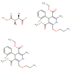 3,5-Pyridinedicarboxylic acid,2-[(2-aminoethoxy)methyl]-4-(2-chlorophenyl)-1,4-dihydro-6-methyl-,3-ethyl 5-methyl ester, (4S)-, (2R,3R)-2,3-dihydroxybutanedioate (2:1),hydrate