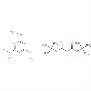 Propanedioic acid, (4,6-dihydrazino-1,3,5-triazin-2-yl)nitro-,bis(1,1-dimethylethyl) ester