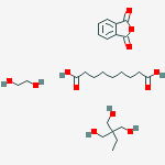 Nonanedioic acid, polymer with 1,2-ethanediol, 2-ethyl-2-(hydroxymethyl)-1,3-propanediol and 1,3-isobenzofurandione