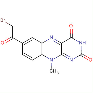 Benzo[g]pteridine-2,4(3H,10H)-dione, 7-(bromoacetyl)-10-methyl-