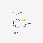4-amino-2-iodo-Thieno[3,2-c]pyridine-7-carboxamide