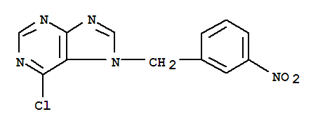 6-chloro-7-(3-nitrobenzyl)-7H-purine