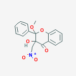 3-hydroxy-2-methoxy-3-(nitromethyl)-2-phenyl-2,3-dihydro-4H-chromen-4-one