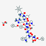 L-PROLINAMIDE,N-((PHENYLMETHOXY)CARBONYL)-O-BENZYL-L-SERYL-L-TRYPTOPHYL-L-SERYL-L-TYROSYL-2,3,4,5,6-PENTAMETHYL-D-PHENYLALANYL-L-LEUCYL-L-ARGINYL-N-ETHYL-,MONOACETATE (SALT),HYDRATE