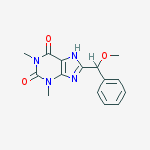 8-[methoxy(phenyl)methyl]-1,3-dimethyl-3,7-dihydro-1h-purine-2,6-dione
