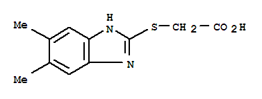 [(5,6-Dimethyl-1H-benzimidazol-2-yl)sulfanyl]acetic acid