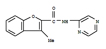 2-Benzofurancarboxamide,3-methyl-N-2-pyrazinyl-