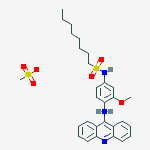 N-{2-methoxy-4-[(octylsulfonyl)amino]phenyl}acridin-9-aminium methanesulfonate