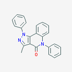 3-methyl-1,5-diphenylpyrazolo[4,3-c]quinolin-4-one