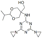 5-[[4,6-Di(1-aziridinyl)-1,3,5-triazin-2-yl]amino]-2-isopropyl-1,3-dioxane-5-methanol