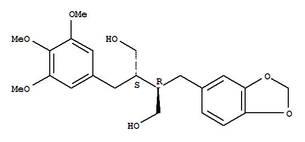 (2R,3S)-2-(1,3-benzodioxol-5-ylmethyl)-3-(3,4,5-trimethoxybenzyl)butane-1,4-diol