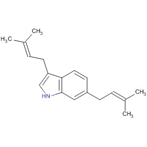 1H-Indole, 3,6-bis(3-methyl-2-butenyl)-