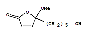 2(5H)-Furanone,5-(5-hydroxypentyl)-5-methoxy-