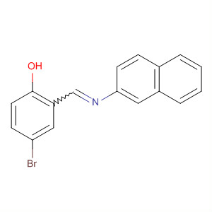 Phenol, 4-bromo-2-[(2-naphthalenylimino)methyl]-
