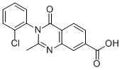 3-(2-Chlorophenyl)-2-methyl-4-oxo-3,4-dihydro-7-quinazolinecarboxylic  acid