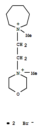 1-methyl-1-[2-(4-methylmorpholin-4-ium-4-yl)ethyl]azepanium