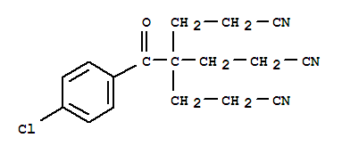 4-(4-chlorobenzoyl)-4-(2-cyanoethyl)heptanedinitrile