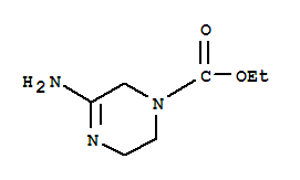 1(2H)-Pyrazinecarboxylic  acid,  3-amino-5,6-dihydro-,  ethyl  ester