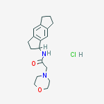 N-(1,2,3,5,6,7-hexahydro-s-indacen-1-yl)-2-morpholin-4-ylacetamide hydrochloride