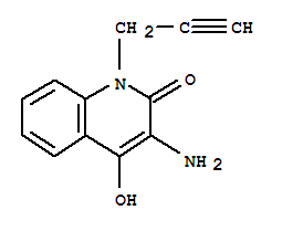 2(1H)-Quinolinone,3-amino-4-hydroxy-1-(2-propyn-1-yl)-