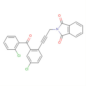 1H-Isoindole-1,3(2H)-dione,2-[3-[4-chloro-2-(2-chlorobenzoyl)phenyl]-2-propynyl]-