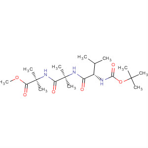 Alanine,N-[N-[N-[(1,1-dimethylethoxy)carbonyl]-L-valyl]-2-methylalanyl]-2-methyl-,methyl ester