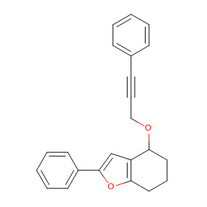 Benzofuran, 4,5,6,7-tetrahydro-2-phenyl-4-[(3-phenyl-2-propynyl)oxy]-