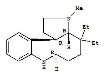 1H-Pyrrolo[2,3-d]carbazole, 4,4-diethyl-2,3,3a,4,5,6,6a,7-octahydro-3-methyl-,[3aR-(3aa,6ab,11bR*)]-