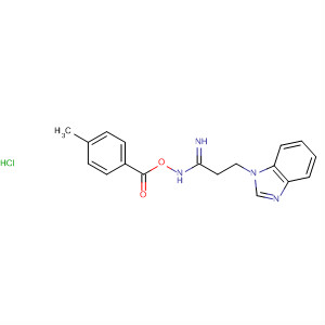 1H-Benzimidazole-1-propanimidamide, N-[(4-methylbenzoyl)oxy]-,monohydrochloride