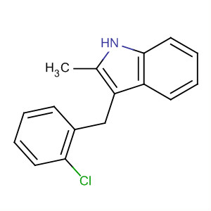 1H-Indole, 3-[(2-chlorophenyl)methyl]-2-methyl-