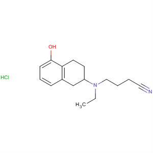 Butanenitrile,4-[ethyl(1,2,3,4-tetrahydro-5-hydroxy-2-naphthalenyl)amino]-,monohydrochloride