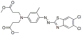 methyl N-[4-[(5,6-dichloro-2-benzothiazolyl)azo]-3-methylphenyl]-N-(3-methoxy-3-oxopropyl)-beta-alaninate