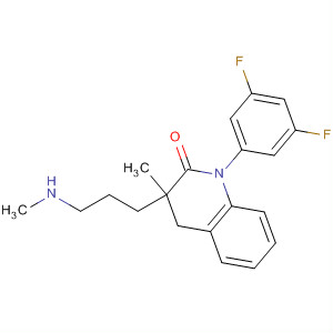 2(1H)-Quinolinone,1-(3,5-difluorophenyl)-3,4-dihydro-3-methyl-3-[3-(methylamino)propyl]-