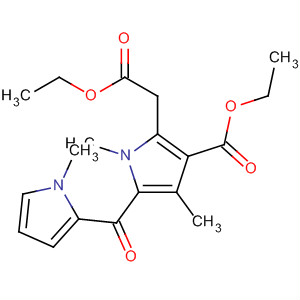 1H-Pyrrole-2-acetic acid,3-(ethoxycarbonyl)-1,4-dimethyl-5-[(1-methyl-1H-pyrrol-2-yl)carbonyl]-,ethyl ester
