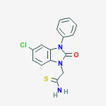 2-(5-chloro-2-oxo-3-phenyl-2,3-dihydro-1H-benzimidazol-1-yl)ethanethioamide