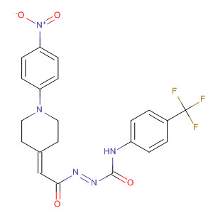 Diazenecarboxamide,2-[[1-(4-nitrophenyl)-4-piperidinylidene]acetyl]-N-[4-(trifluoromethyl)phenyl]-