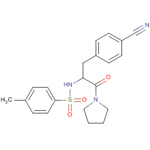 Pyrrolidine,1-[3-(4-cyanophenyl)-2-[[(4-methylphenyl)sulfonyl]amino]-1-oxopropyl]-
