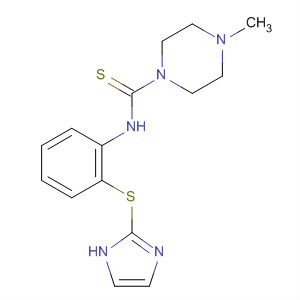 1-Piperazinecarbothioamide,N-[2-(1H-imidazol-2-ylthio)phenyl]-4-methyl-