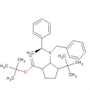 Cyclopentanecarboxylic acid,3-(1,1-dimethylethyl)-2-[[(1S)-1-phenylethyl](phenylmethyl)amino]-,1,1-dimethylethyl ester, (1R,2S,3S)-