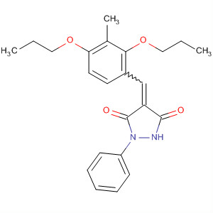 3,5-Pyrazolidinedione,4-[(3-methyl-2,4-dipropoxyphenyl)methylene]-1-phenyl-
