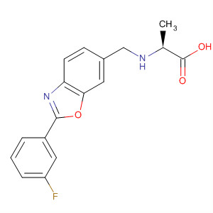 b-Alanine, N-[[2-(3-fluorophenyl)-6-benzoxazolyl]methyl]-